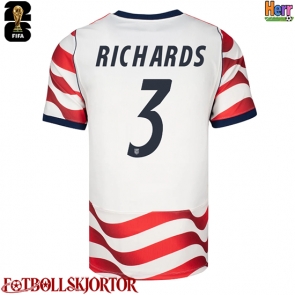 Förenta stater Chris Richards #3 Hemmatröja VM 2026 Kortärmad